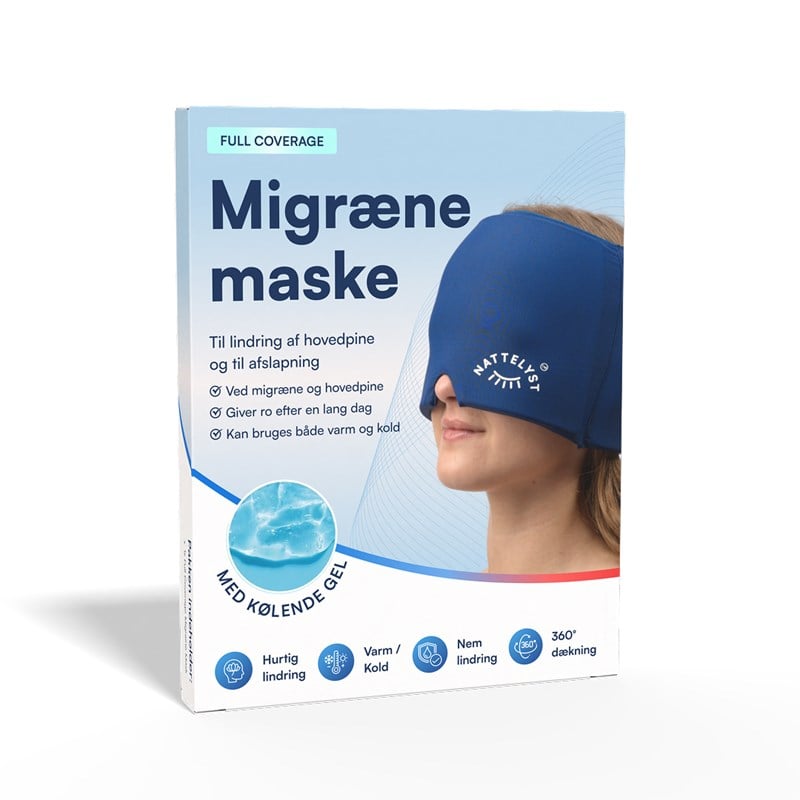 Nattelyst migrænemaske