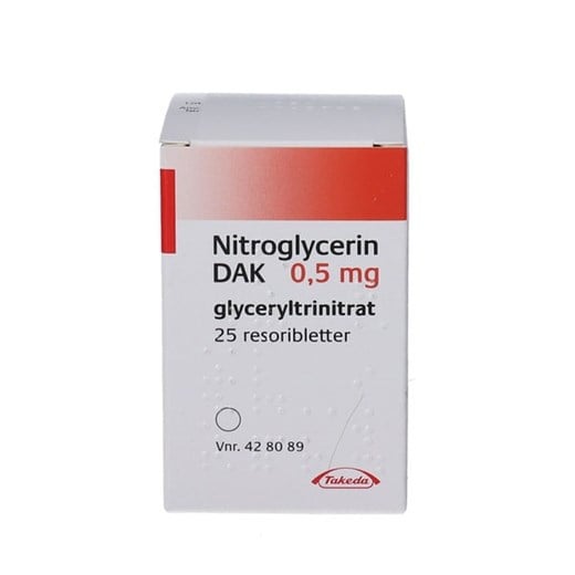 Nitroglycerin resoribletter