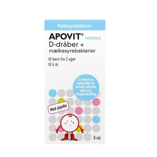 Apovit D-dråber + mælkesyrebakterier