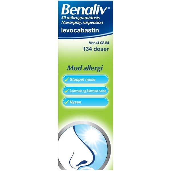 Benaliv næsespray
