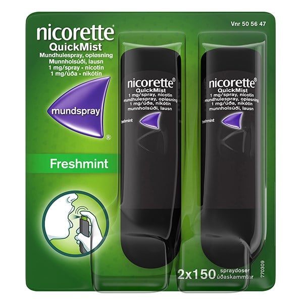 Nicorette quickmist freshmint mundspray