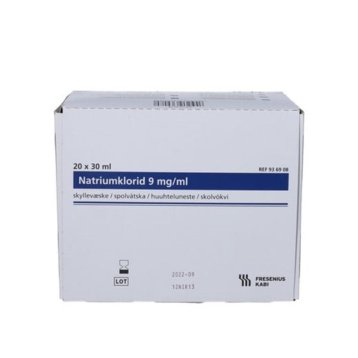 Natrium klorid skyllevæske fresenius 9 mg/ml