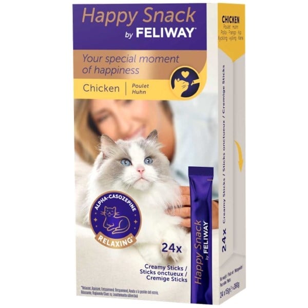 Happy snack by feliway chicken