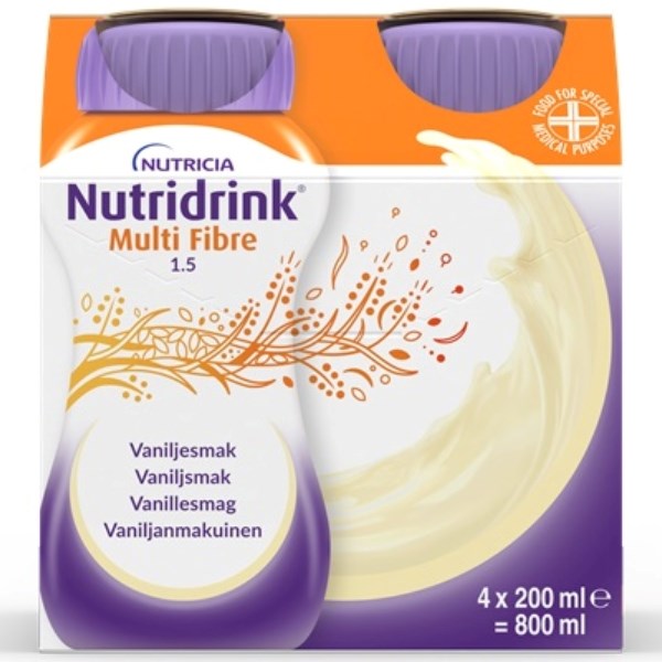 Nutridrink Multi Fibre vanilje