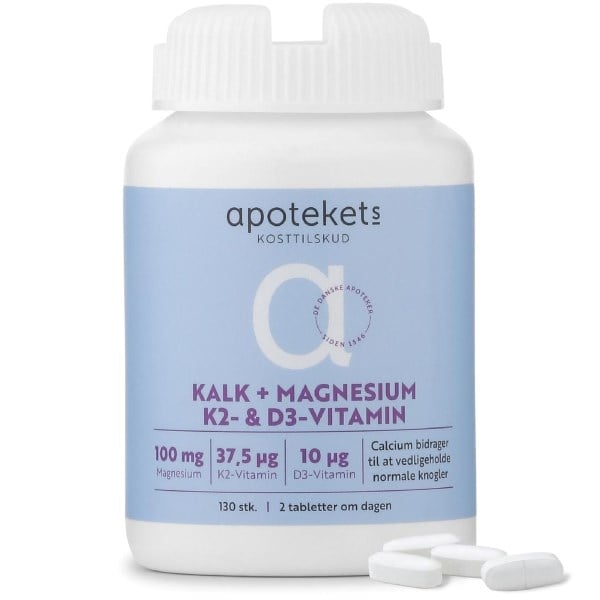 Apotekets kalk-mag-K2 + D3-vitamin Apotekets kalk-mag-K2 + D3-vitamin