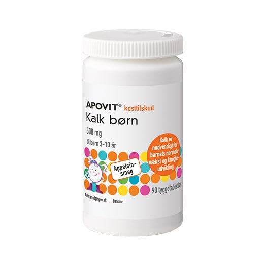 Apovit kalk børn med appelsin