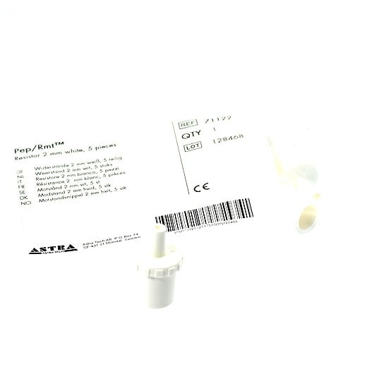 PEP-modstand hvid 2,0 mm