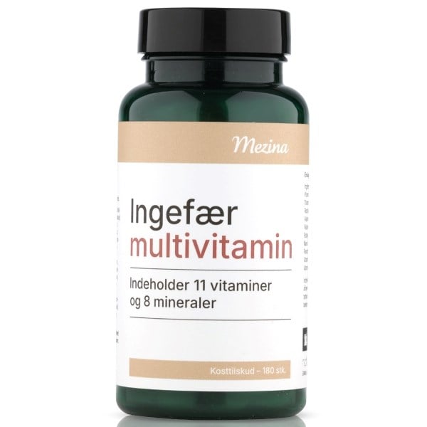 Mezina Green ingefær multivitamin