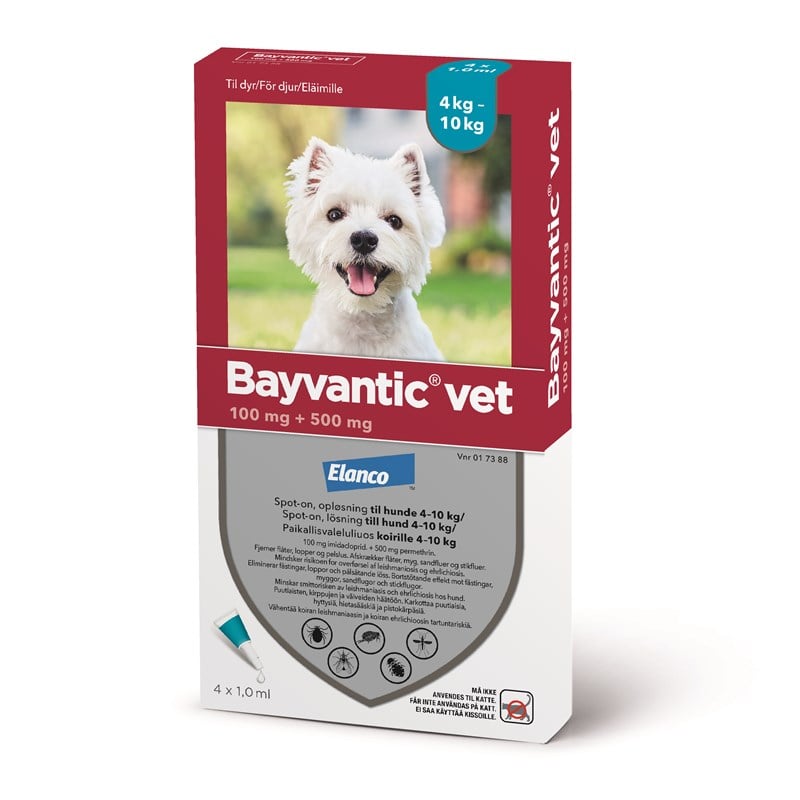 Bayvantic vet til hund 4-10 kg