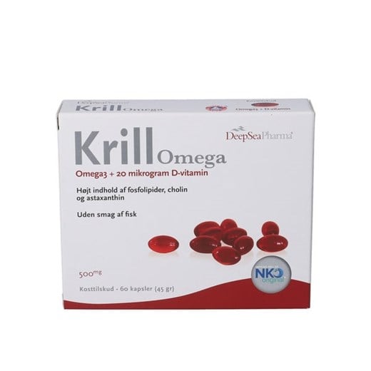 Krill omega + d-vitamin