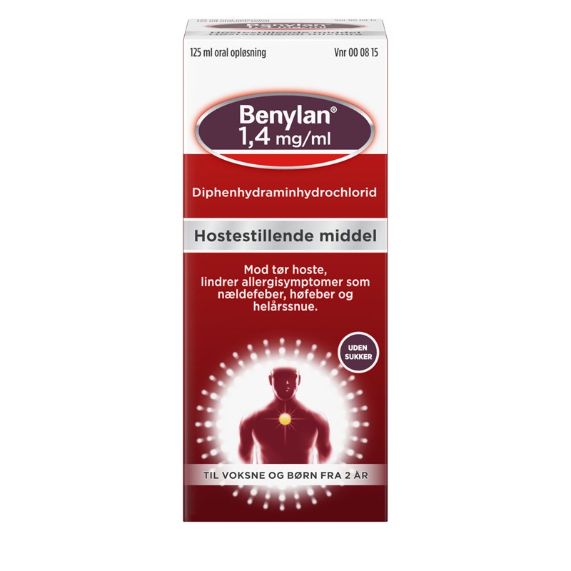 Benylan hostestillende rød Benylan hostestillende rød