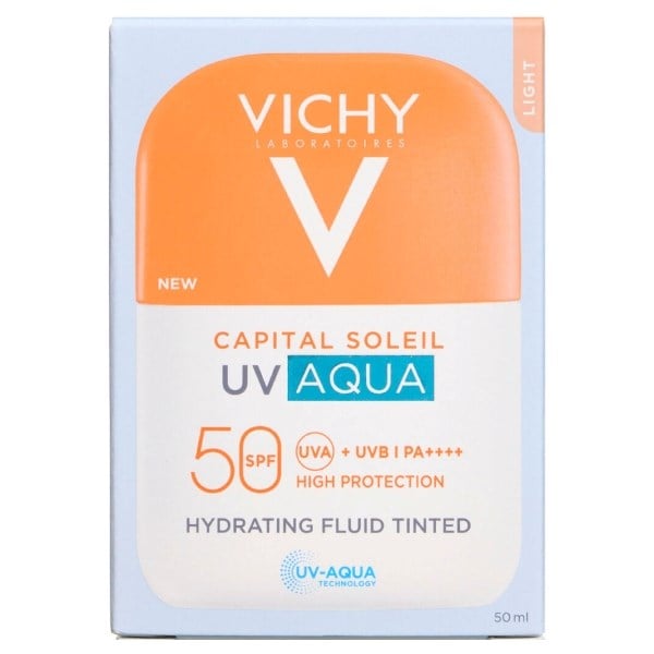 Vichy Capital Soleil UV-aqua hydrating fluid tinted SPF50 light
