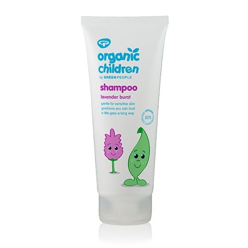 Green People organic children shampoo lavender burst