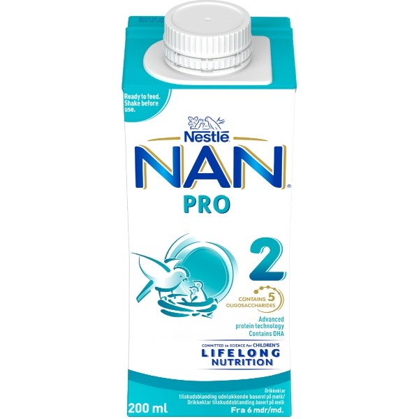 Nan pro 2 drikkeklar Nan pro 2 drikkeklar