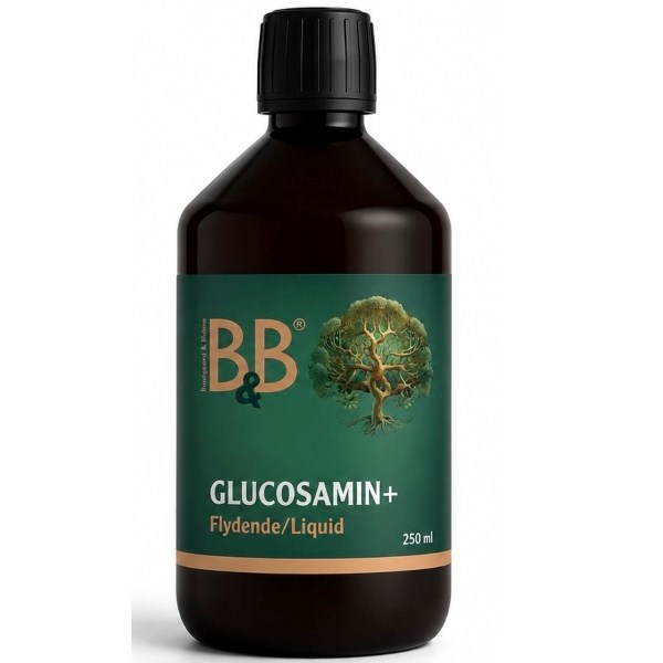 B&B glucosamin+ flydende - 250 ml - Fodertilskud til hunde