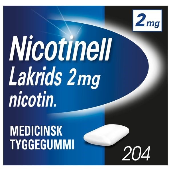 Nicotinell tyggegummi lakrids