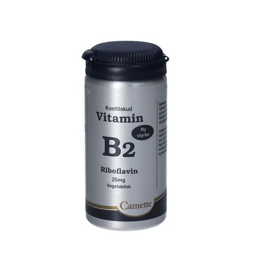 Camette b2 vitamin riboflavin 25 mg