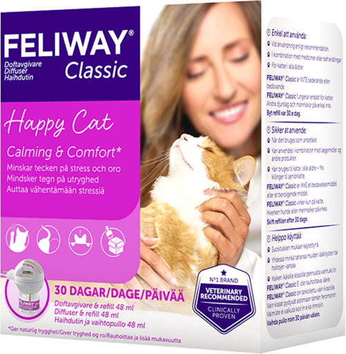 Feliway classic diffuser happy cat
