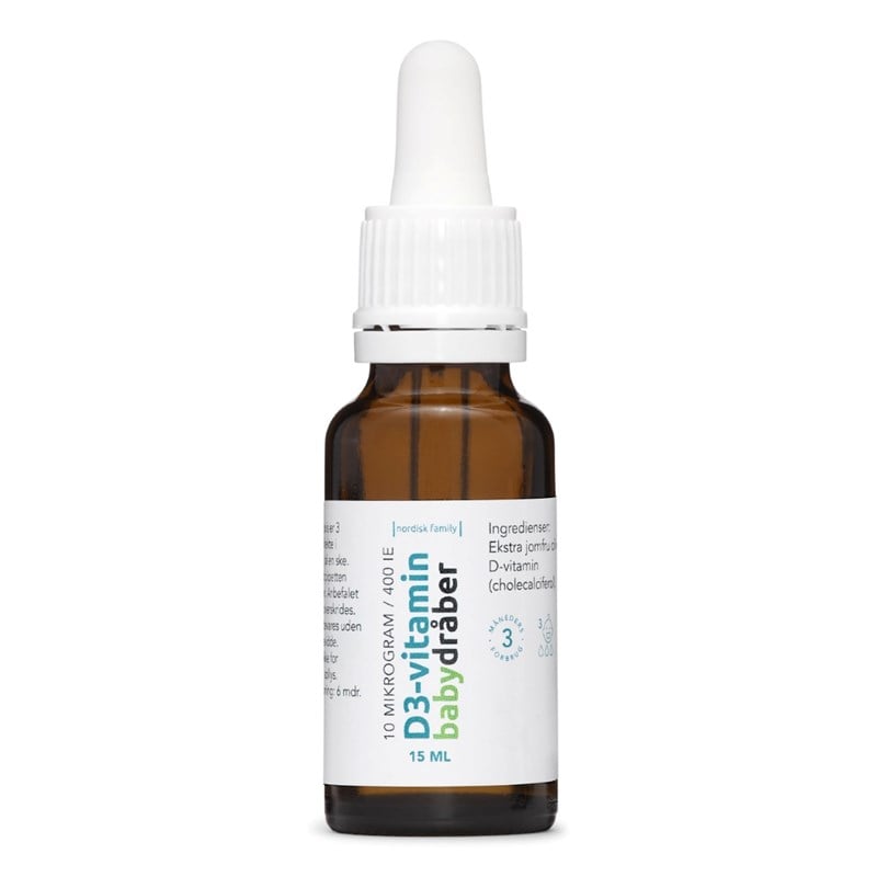 Nordisk Family D3-vitamin babydråber