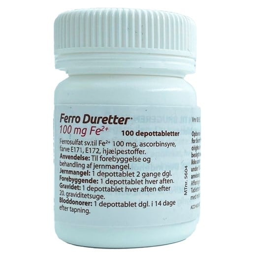 Ferro duretter depottabletter Ferro duretter depottabletter