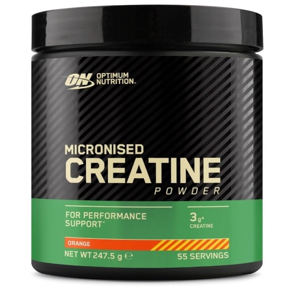 Optimum Nutrition micronised creatine powder orange