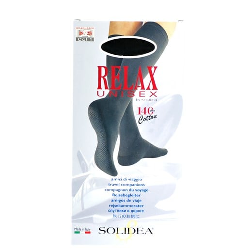Solidea relax unisex cotton 140d sort l