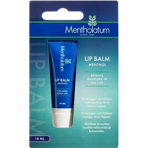 Mentholatum lip balm menthol