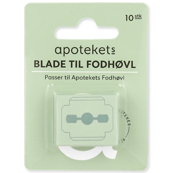 Apotekets blade til fodhøvl Apotekets blade til fodhøvl