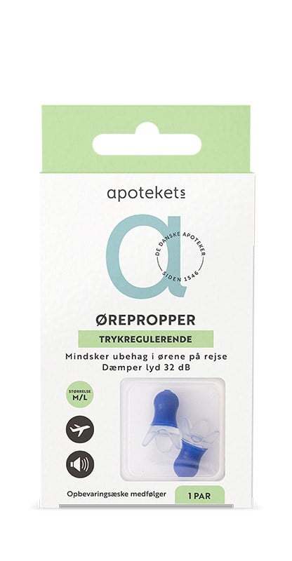 Apotekets ørepropper til flyrejser