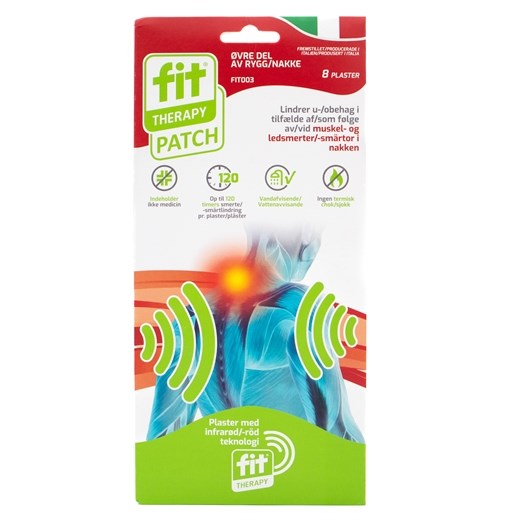 FIT Plaster vre Ryg Nakke 8 Stk Webapoteket FIT Plaster vre Ryg Nakke 8 Stk Webapoteket
