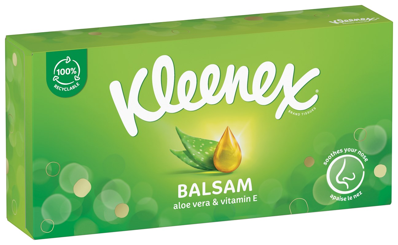 Kleenex balsam box Kleenex balsam box