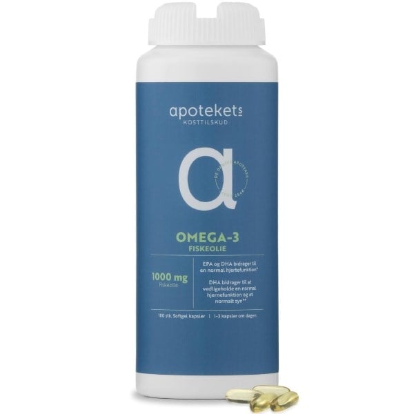 Apotekets Omega-3 fiskeolie Apotekets Omega-3 fiskeolie