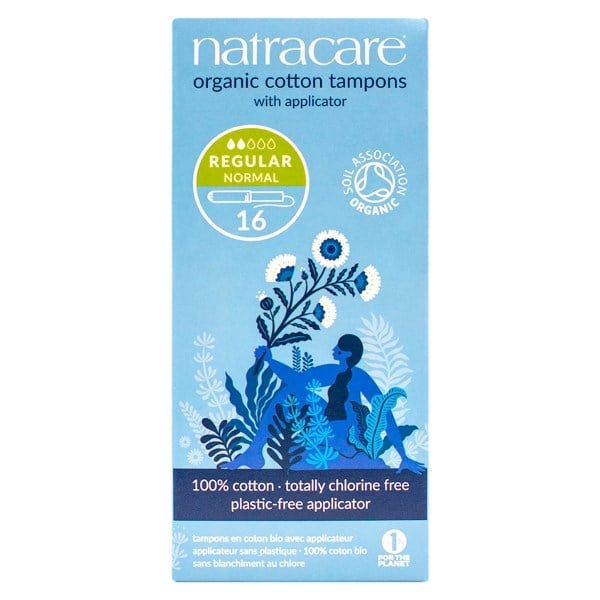 Natracare tampon m/ indføringshylster regular