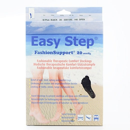 Easy Step knæstrømpe åben tå