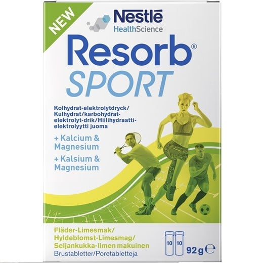 Resorb Sport hyldeblomst-lime