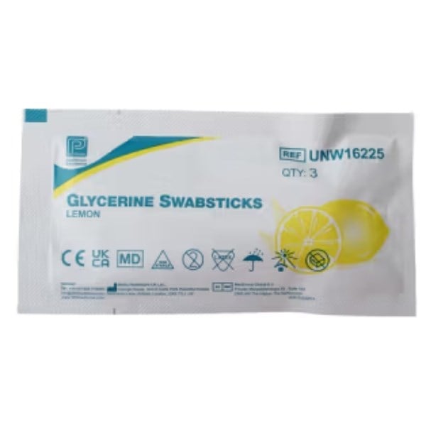 Glycerine swabsticks lemon