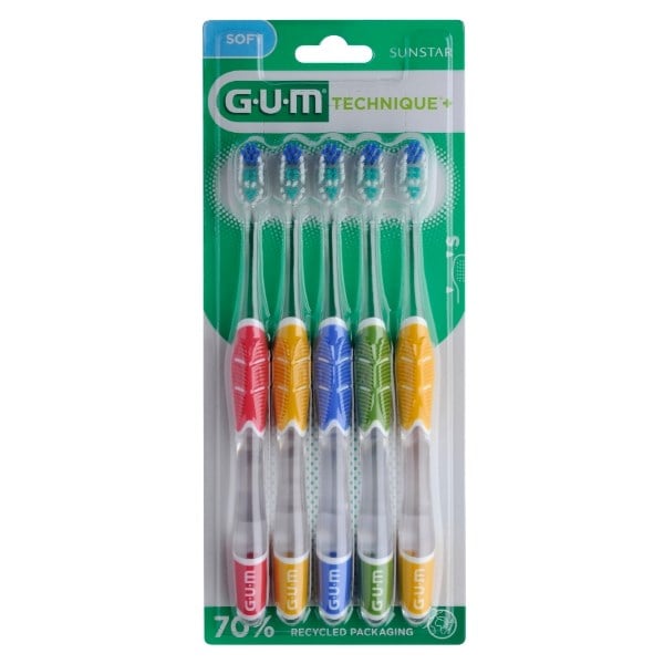 GUM technique plus tandbørster