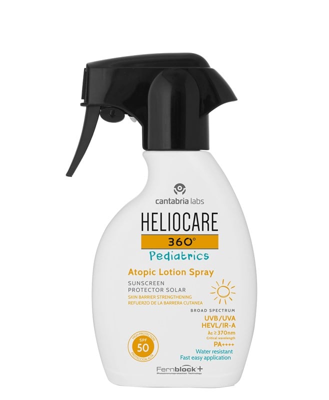 Heliocare pediatrics atopic lotion spray sunscreen SPF50