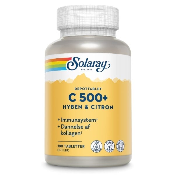 Solaray c500+ hyben & citron